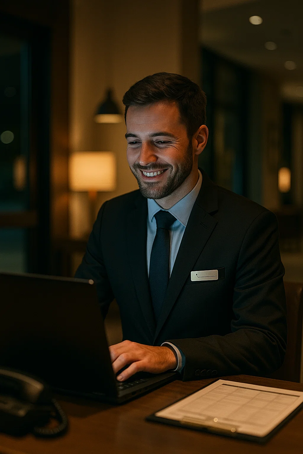 veilleur de nuit, hôtellerie, fiche métier, Thedra