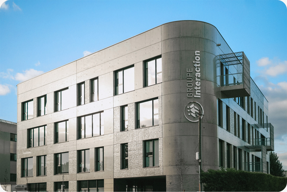 Bâtiment siège Groupe Interaction Rennes